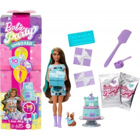 Resim Barbie Parti Paketi Minik Dostumun Doğum Günü Serisi JFG72 