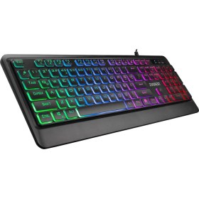 Resim Everest Kb-r59 Forza Usb Rainbow Klavye Multimedia Klavye Gaming Klavye Süper Sessiz 