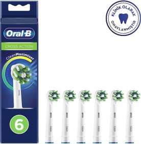 Resim Oral-B Cross Action Clean Maximizer Diş Fırçası Yedek Başlığı 6’lı 