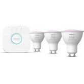 Resim NY Home 4.2W GU10 Renkli Spot Akıllı Ampul 3'lü Başlangıç Seti 