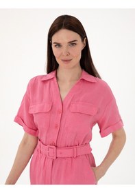 Resim Pierre Cardin Kadın Pembe Tulum Dokuma 50301204-vr041 Pembe 