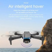 Resim E88 Pro Rc Drone 4K Hd Kamera Katlanabilir Wıfı Fpv Yüksek Performans Siyah Kumandalı Geniş Açı Profesyonel Ufak 