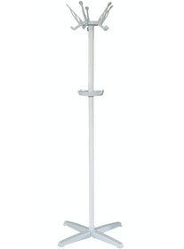 Resim ENZELO Ayaklı Askılık Lüx Portmanto Beyaz 