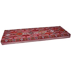 Resim Erbasonline Mnd309-401 Şark Köşesi Kırmızı Halı Desenli Minder 160X60X10 Cm 