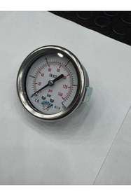 Resim SCOTT Ø 50 mm Kuru Tip Manometre 1/4'' Arkadan Bağlantılı Pnotip 304 Inox Pirinç ( 0 .....10Bar ) 