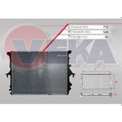 Resim Veka-16-4447b - Su Radyatoru Brazıng Volkswagen Touareg 7la,7l 