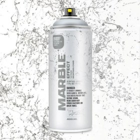 Resim Ege Montana Marble Effect Mermer Efekti Sprey Boya Gümüş 400 ml 