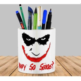 Resim Joker Why So Serious Kaktüs Sukulent Saksı Kalemlik 