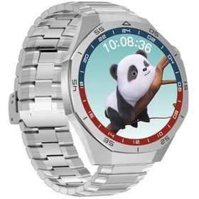 Resim Sunix Amoled Ekran 48mm Metal ve Silikon Kordonlu Akıllı Saat Gri WT6 Pro 
