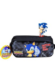 Resim Sonic Anaokul Çantası ,Beslenme Çantası ,ve Kalem Kutu 