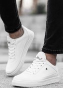 Resim one blue Deri Günlük Ortopedik Rahat Kaliteli Bağcıklı Casual Astarlı Şık Erkek Sneaker Spor Ayakkabı 