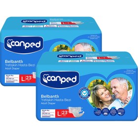 Resim Canped Belbantlı Hasta Bezi Büyük 23'lü x2 
