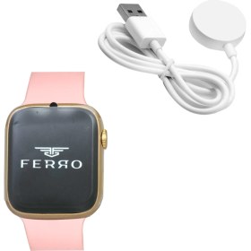 Resim Ferro Pembe Renk Silikon Kordonlu Akıllı Saat TH-FSW1108-C 