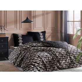 Resim Özdilek Ranforce Tek Kişilik Nevresim Takımı-Ouro Siyah 