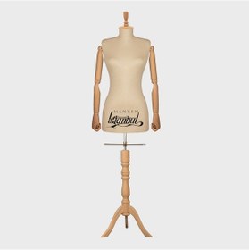 Resim Videolu Ürün-Ahşap Kukla Kollu 38 Beden Bayan Terzi Mankeni 527200855 