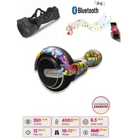 Resim Citymate Elektrikli Kaykay Akıllı Denge Hoverboard + Hoverkart + Çanta Full Ledli Extrem Paket D22 