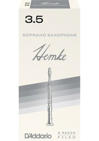 Resim D'addario Rhkp5ssx350 Frederick Hemke Soprano Saksafon Kamışı No: 3.5 Profesyonel - 5'li Paket Virtüözler İçin Sert Kamış Ve Güçlü Projeksiyon 