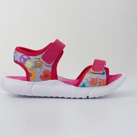 Resim Pepino Dudino Paris Hafif Cırtlı Filet Çocuk Sandalet Pembe 