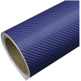 Resim Temiz Auto Koyu Mavi Karbon Folyo 127 X 100 Cm 