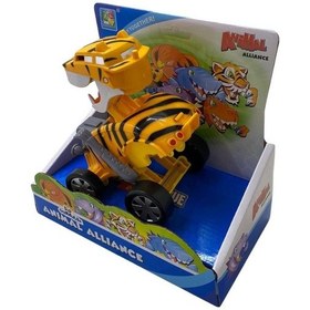 Resim Dönüşebilen Robot Kaplan Transformer Özellikli Işıklı Ve Sesli Figür 