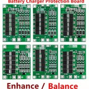 Resim 3S 4S 40A 60A Li-ion Lityum Pil Şarj Koruma Kartı 18650 BMS Matkap Motoru 11.1V 12.6V/14.8V 16.8V Geliştirme/Dengeleme 
