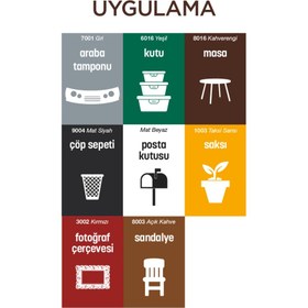 Resim Polisan Plastik Yüzey Kahverengi Sprey Boya 400 ml - Ral 8016 