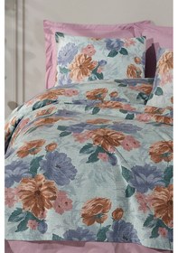 Resim Baskılı Pike Takımı Tek Kişilik Garden Yeşil Yeşil 