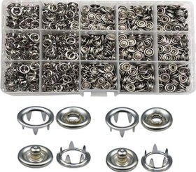 Resim Hodbehod 200 Set 10.5 Mm Metal Çıt Çıt Ve Saklama Kutusu 