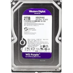 Resim Western Digital Purple WD22PURZ 2 Tb Sata 6gb/s 7-24 Güvenlik Harddisk 