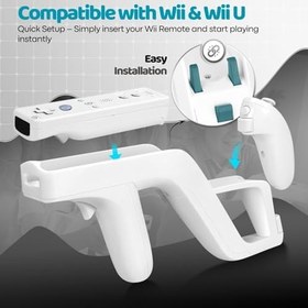 Resim TNP Products 2 X Zapper GUN for Nintendo Wii Wireless Remote Controller Game 