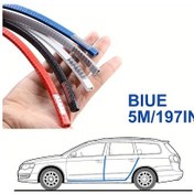 Resim Lumaworld 1 Rulot 5m Pvc Oto Kapak Kenar Koruma Şeridi Evrensel Suv Sedan Ses Toz Önleyici Mavi 