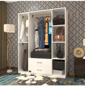 Resim Kenzlife giysi dolabı orhan 175*120*40 byz gardırop 2 çekmeceli 