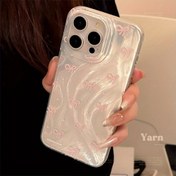 Resim 1 adet Pembe Kız Kurdele İllüstrasyonu Tüy IMD Telefon Kılıfı Iphone 16, 16E, 15, 14, 13, 12, 11 Pro Max, X, Xr, Xs, 8, 7 Plus Koruyucu 