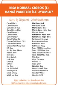 Resim CIGBOXTR Sarma Tütün Için Sigara Tabakası Sigaralık Deri Kutu Cıgbox 