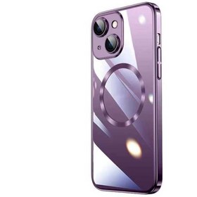 Resim TrendShopping Iphone 14 Kamera Lens Korumalı Wireless Şarj Destekli Sert Pc Magsafe Kapak 