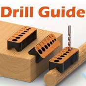 Resim Matematik Delme Kılavuzu, 4mm'den 10mm'ye kadar delme uçları için delme kılavuzu, projenize uygun doğru ve doğru delikler için hızlı ve kolay olarak doğru boyutu seçmenize izin veren açıkça işaretlenmiş delikler, projenize uygun doğru ve doğru delikler için güvenilir ve hassas delme yapmanızı sağlar, el yapımı etkinlikler için iyi bir yardımcı 