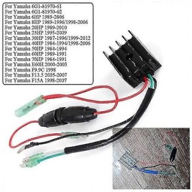 Resim Yamaha 6hp 8hp 20hp 25hp 30hp 40hp 50hp 60hp 70hp E60h F99c F135 F15a 6g1-81970-62 6g1-81970-61 Huiliang İçin Regülatör Doğrultucu 