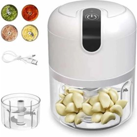 Resim xirshop Rondo Doğrayıcı 250 ml Taşınabilir USB Şarjlı Pratik El Rondo Blender 