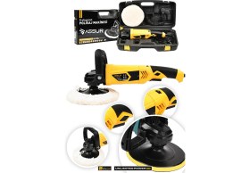 Resim Assur 1200W Polisaj Makinesi Devir Ayarlı 6 Kademeli 180mm Pasta Cila 