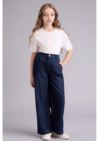 Resim Defacto Relax Fıt Jean Pantolon Kız Çocuk G0304a826smnm26 Lacivert-nm26 