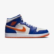 Resim Nike Air Jordan 1 Mid 'knicks' fd1029 400 Erkek Spor Ayakkabı 