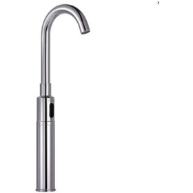 Resim Fontana - Fotoselli Yüksek Tip Lavabo Bataryası Krom Pilli Tek Su Girişli Outlet - Fs-9201- Diğer 