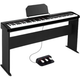 Resim Fenix C-811 Taşınabilir Dijital Piyano Seti (Siyah) 