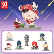 Resim 1 Rastgele Chibi Anime Karakter Figürü - Canlı Renklerle & Detaylı Tasarımlı Sevimli Koleksiyonluk Masaüstü Dekoru, Hayranlar için Chibi Tarzı Anime Koleksiyonları, Ev Ofis Dekorasyonu, Anime Aksesuarları 
