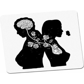 Resim Panorama Ajans Black White Çift Mouse Pad 