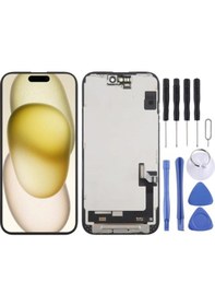 Resim Apple iPhone Uyumlu 15 Lcd Ekran Dokunmatik Siyah Oled Gx 