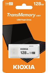 Resim KIOXIA USB 128GB TransMemory U301 USB 3.2 LU301W128GG4 