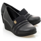 Resim Siyah Dolgu Topuk Bayan Ayakkabı Siyah 