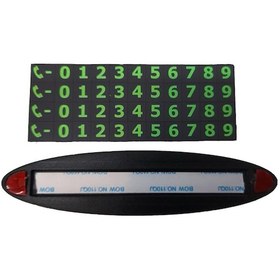 Resim Ultra ince Araç Içi Oto Park Telefon Numarası Numaratör 