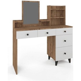 Resim Makyaj Masası 1 - Atlas Çam - Beyaz 